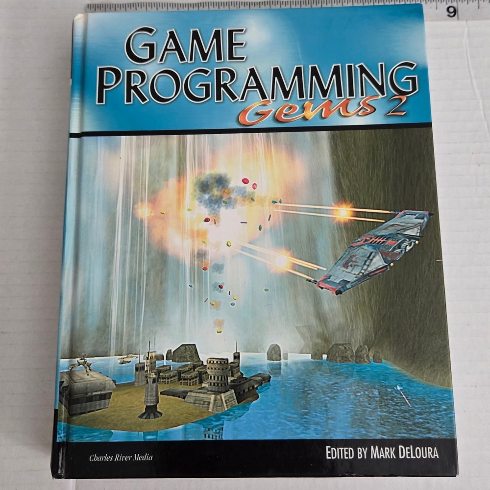 Game Programming Gems 2 Mark DeLoura 2001 Hardcover CD Unused Vintage Tech Book
